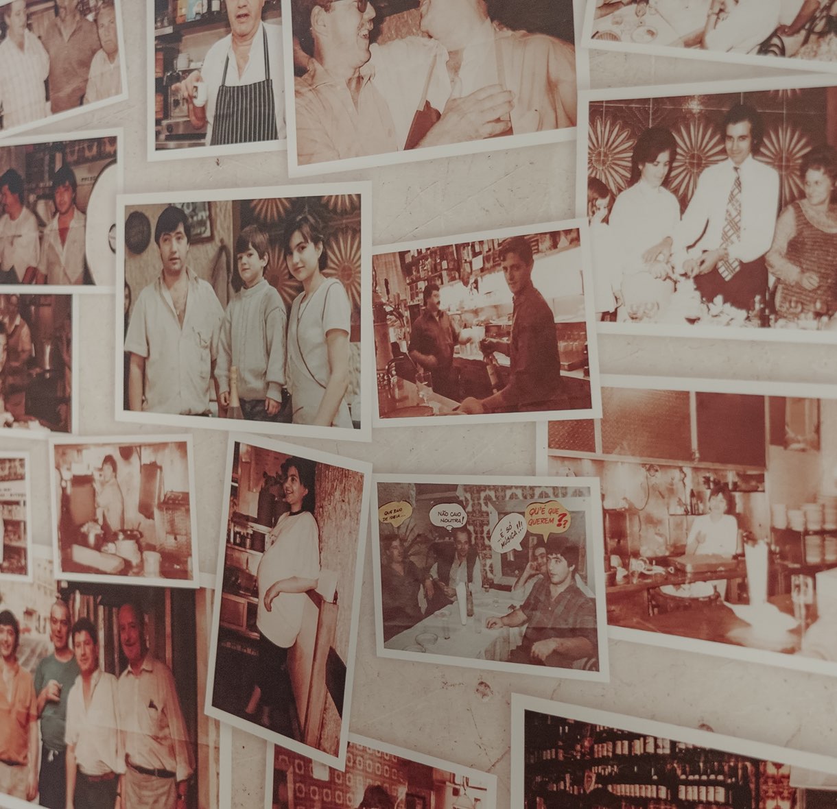 Old photographs of the Cervejaria Zapata families