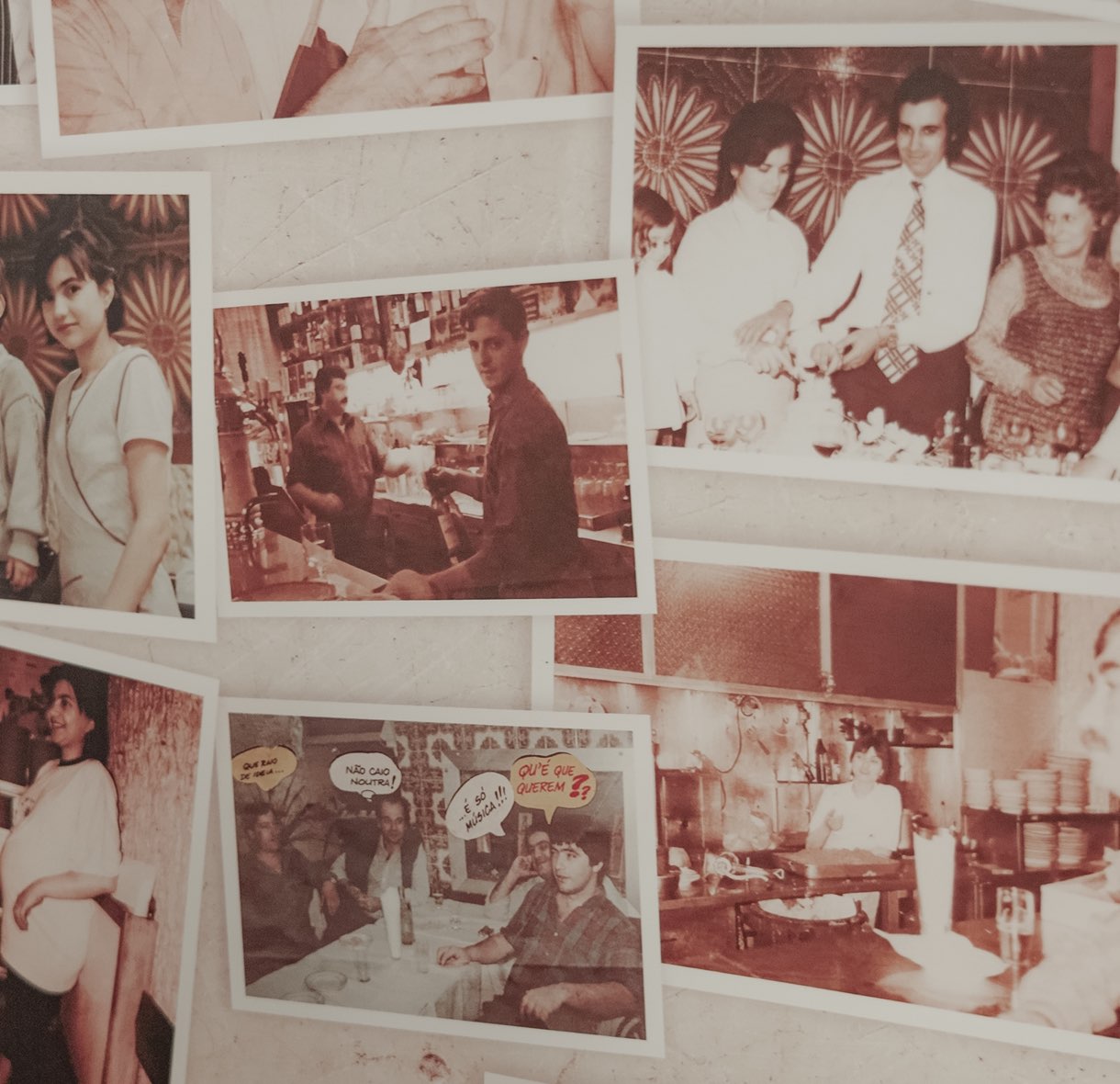 Period photographs of the Cervejaria Zapata families