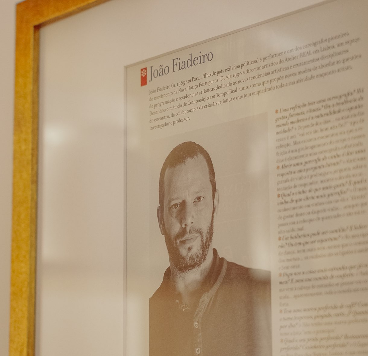Framed story of João Fiadeiro
